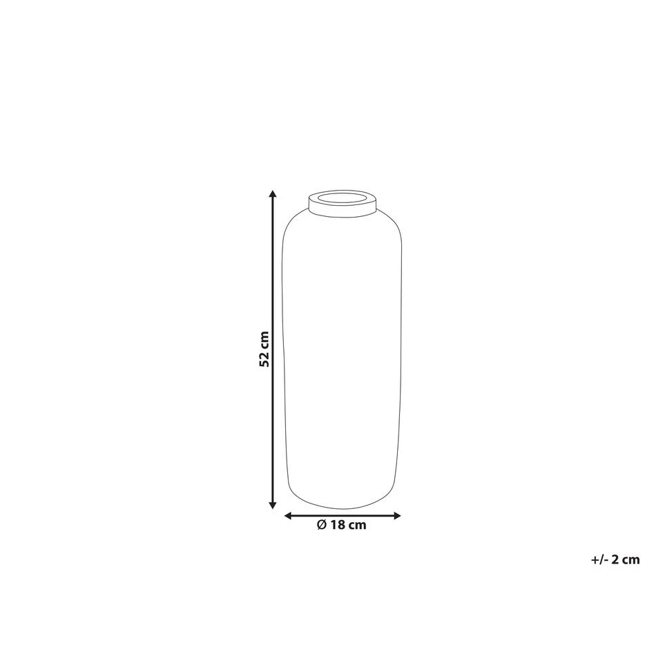 Beliani Decovaas ITANOS - Bruin Terracotta Beliani Decovaas ITANOS - Bruin Terracotta -Beliani 1000088176 0102