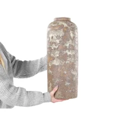 Beliani Decovaas ITANOS - Bruin Terracotta 2 Beliani Decovaas ITANOS - Bruin Terracotta -Beliani 1000088176 0103