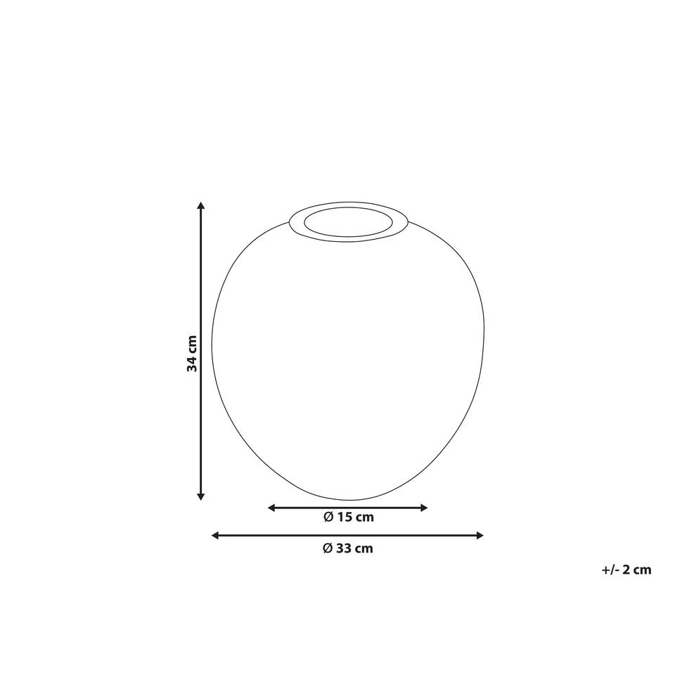 Beliani Decovaas ERETRIA - Bruin Terracotta Beliani Decovaas ERETRIA - Bruin Terracotta -Beliani 1000088179 0102