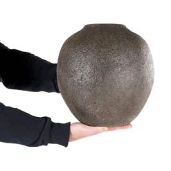 Beliani Decovaas ERETRIA - Bruin Terracotta 2 Beliani Decovaas ERETRIA - Bruin Terracotta -Beliani 1000088179 0103