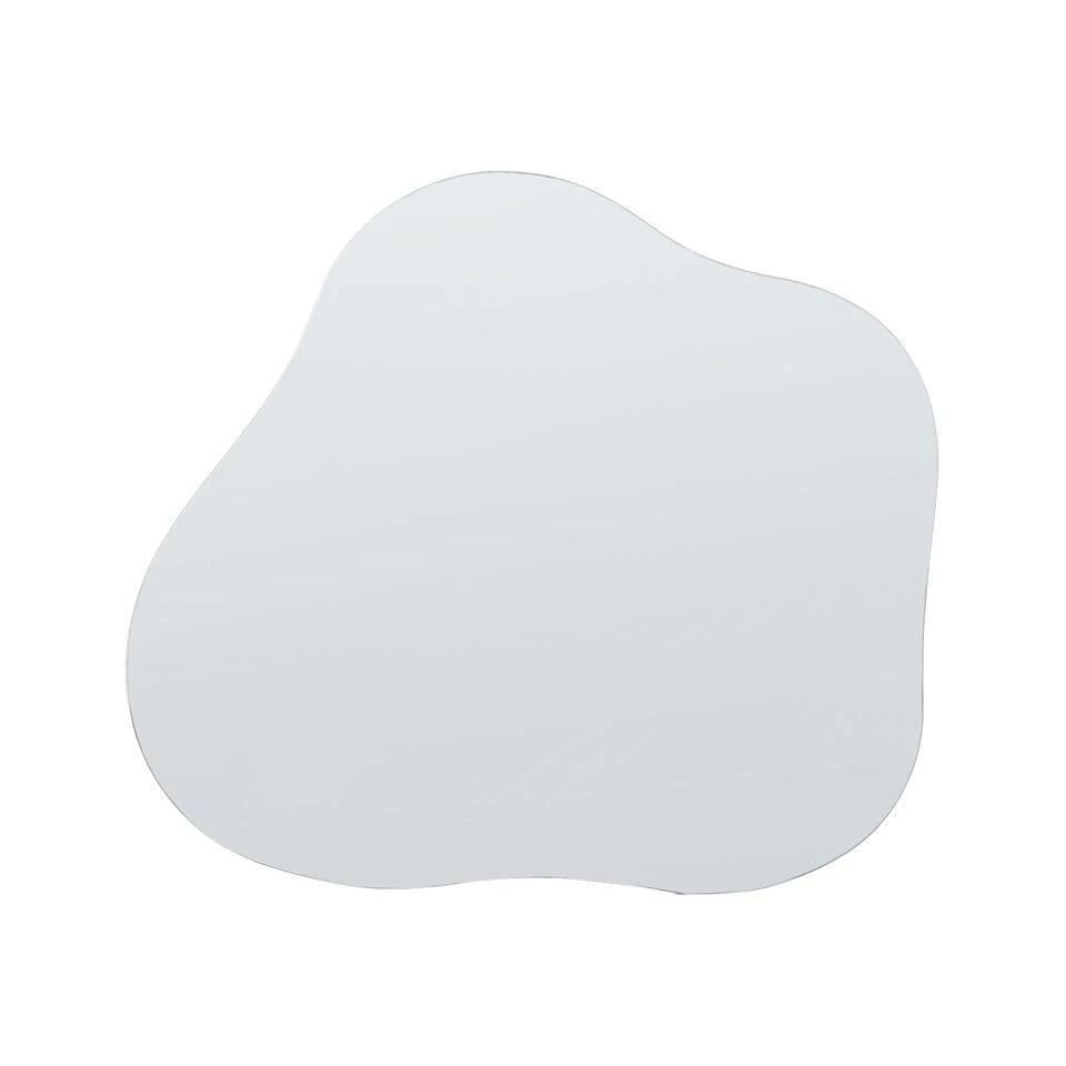 Beliani Wandspiegel BAGNEUX - Zilver Glas Beliani Wandspiegel BAGNEUX - Zilver Glas -Beliani 1000089531