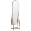 Beliani Staande Spiegel CHAMBERY - Lichte Houtkleur Paulowniahout
