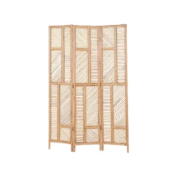 Beliani Kamerscherm LAMEZIA - Natuurlijk Rotan