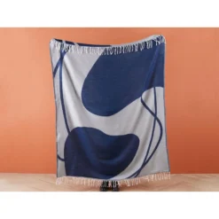 Beliani Plaid HAPREK - Blauw Acryl, Polyester 3 Beliani Plaid HAPREK - Blauw Acryl, Polyester -Beliani 101771d2774a4418b0396173dabc3713