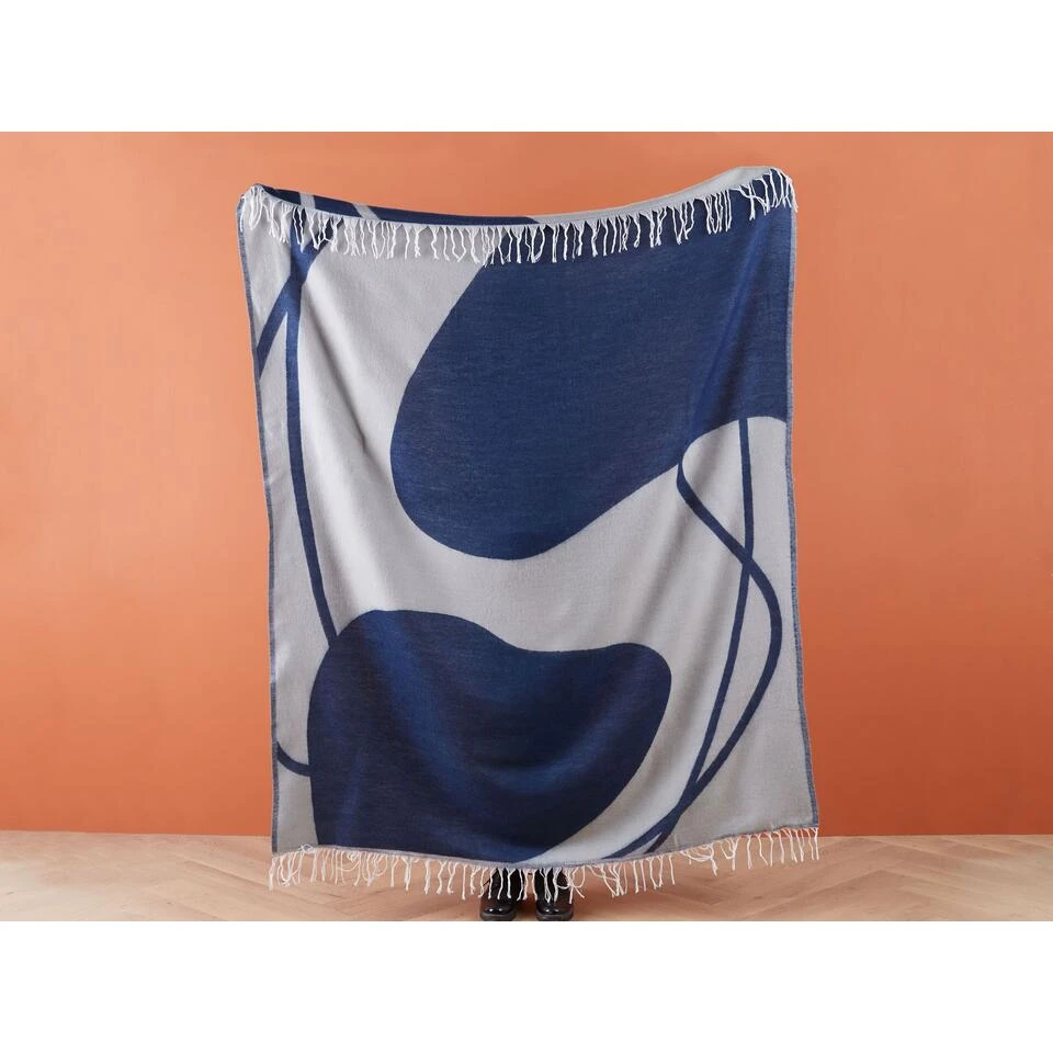 Beliani Plaid HAPREK - Blauw Acryl, Polyester Beliani Plaid HAPREK - Blauw Acryl, Polyester -Beliani 101771d2774a4418b0396173dabc3713