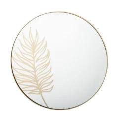 Beliani Wandspiegel SAUVIE - Goud Mdf