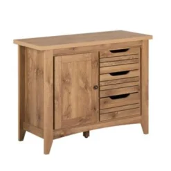 Beliani Sideboard AGORA - Lichte Houtkleur Mdf, Vezelplaat