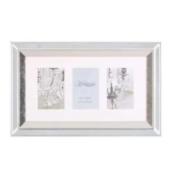 Beliani Fotolijst MAKENI - Zilver Glas