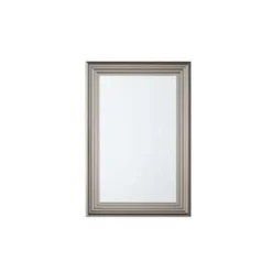 Beliani Wandspiegel CHATAIN - Zilver Synthetisch Materiaal