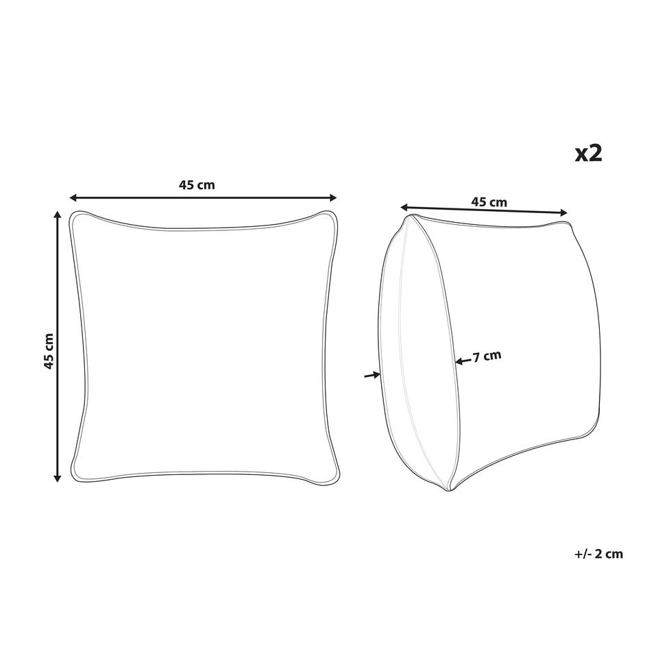 Beliani Sierkussen LUBHA - Blauw Polyester Beliani Sierkussen LUBHA - Blauw Polyester -Beliani 11f5e8ea89644ab199ddeca9cf430cc7