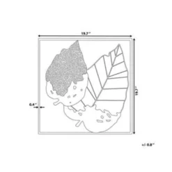 Beliani Wanddecoratie RHENIUM - Multicolor Metaal 2 Beliani Wanddecoratie RHENIUM - Multicolor Metaal -Beliani 11f81ef6229045399beb5de14917f803