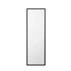 Beliani Staande Spiegel TORCY - Zwart Synthetisch Materiaal