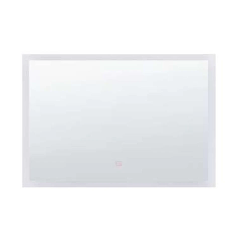 Beliani Badkamerspiegel ADOUR - Zilver Synthetisch Materiaal Beliani Badkamerspiegel ADOUR - Zilver Synthetisch Materiaal -Beliani 1385374360