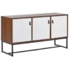 Beliani Sideboard NUEVA - Donkere Houtkleur Mdf
