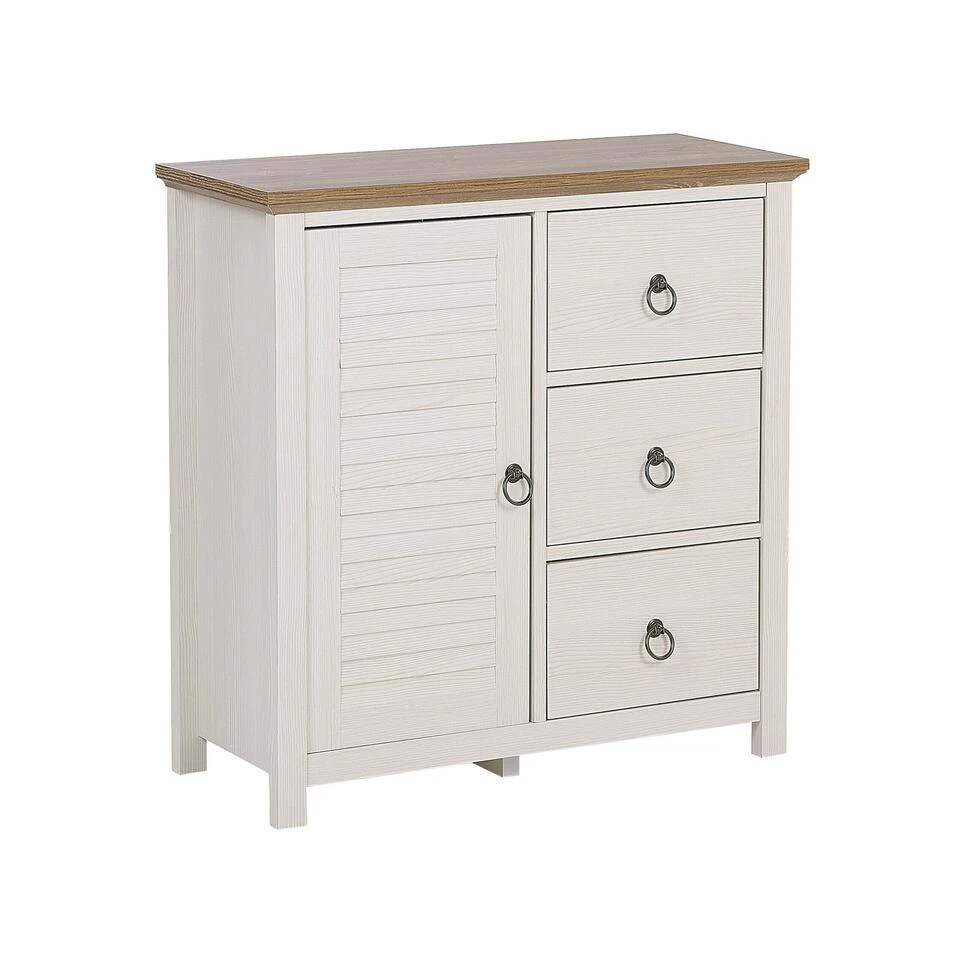 Beliani Sideboard KIRKLAND - Beige Mdf, Vezelplaat Beliani Sideboard KIRKLAND - Beige Mdf, Vezelplaat -Beliani 1497568048