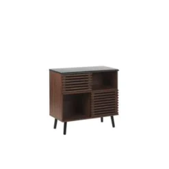 Beliani 41 Beliani Sideboard PERTH - Donkere Houtkleur Mdf