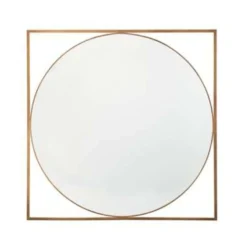 Beliani Wandspiegel NIHOA - Goud Mdf