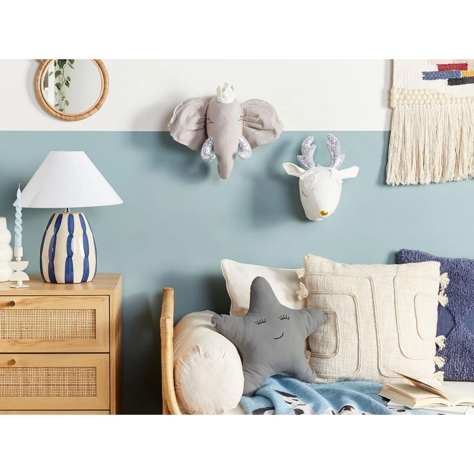 Beliani Wanddecoratie TANTOR - Grijs Katoen Beliani Wanddecoratie TANTOR - Grijs Katoen -Beliani 15b1439d642d48629ee37bdce153dfeb