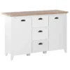 Beliani Sideboard STAMFORD - Wit Vezelplaat