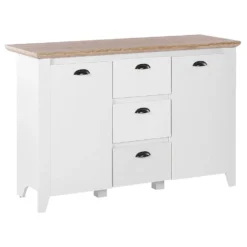 Beliani Sideboard STAMFORD - Wit Vezelplaat