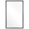 Beliani Wandspiegel MORLAIX - Zwart Synthetisch Materiaal