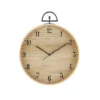 Beliani Wandklok OPFIKON - Lichte Houtkleur Mdf