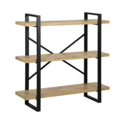 Beliani 4 Beliani Boekenkast TIMBER - Lichte Houtkleur Mdf