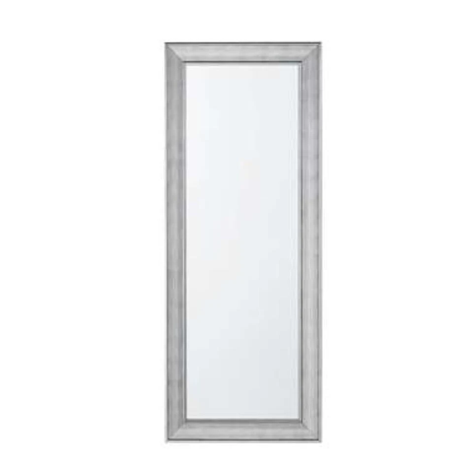Beliani Wandspiegel BUBRY - Zilver Synthetisch Materiaal Beliani Wandspiegel BUBRY - Zilver Synthetisch Materiaal -Beliani 1687716868