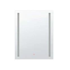 Beliani Badkamerspiegel MARTINET - Zilver Synthetisch Materiaal