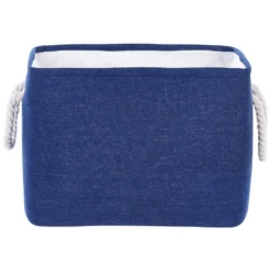 Beliani Mand DARQAB - Blauw Polyester 3 Beliani Mand DARQAB - Blauw Polyester -Beliani 18491d0842fe4aa4a67f7bd5c681a82d