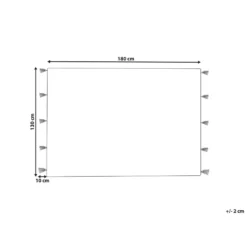 Beliani Plaid KHANDWA - Beige Katoen -Beliani 18b69aba89ef4d008b64e298248b4811