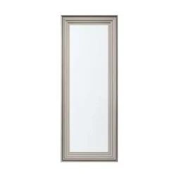 Beliani Wandspiegel CHATAIN - Zilver Synthetisch Materiaal