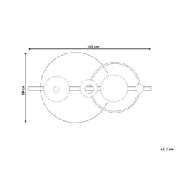 Beliani Wanddecoratie RUTHENIUM - Zwart Ijzer 2 Beliani Wanddecoratie RUTHENIUM - Zwart Ijzer -Beliani 1ad4132046c041289c586413ad29614a