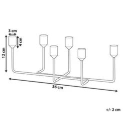 Beliani Kandelaar BANGKA - Zwart Metaal 2 Beliani Kandelaar BANGKA - Zwart Metaal -Beliani 1de493cd9b3148a7a6435709dd61a3c2