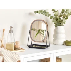 Beliani Make-up Spiegel DORDOGNE - Roségoud Metaal 2 Beliani Make-up Spiegel DORDOGNE - Roségoud Metaal -Beliani 20b5b8b8d398499899de63b6ce1f4a3c