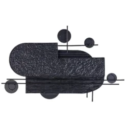 Beliani Wanddecoratie LUTETIUM - Zwart Ijzer 3 Beliani Wanddecoratie LUTETIUM - Zwart Ijzer -Beliani 2230e635ce6a47a28b3f3561bd60bbe8