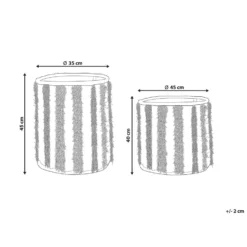 Beliani Mand KAKKI - Beige Katoen 2 Beliani Mand KAKKI - Beige Katoen -Beliani 2613eca3ae1441028874f9c51b54d4bf