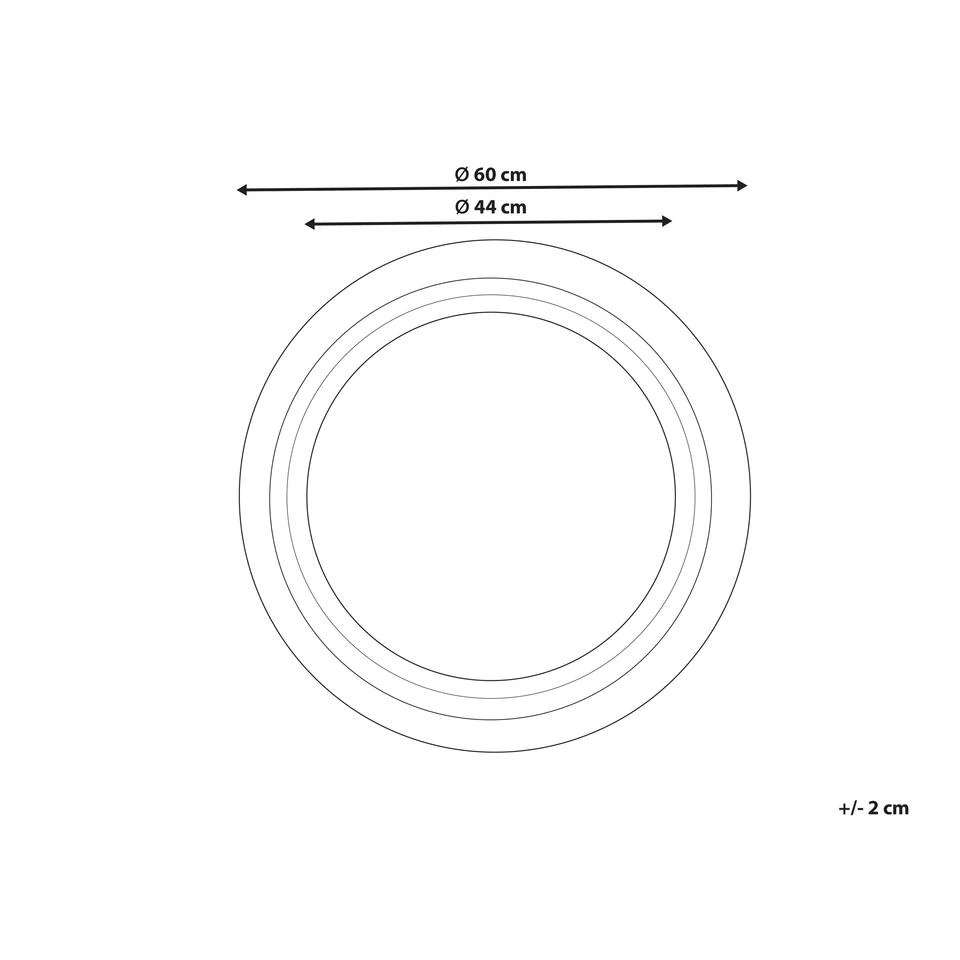 Beliani Decoratieve Spiegel DELICIAS - Wit Mdf, Glas Beliani Decoratieve Spiegel DELICIAS - Wit Mdf, Glas -Beliani 2af5520401f74ef18510f86e262ae365