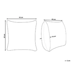 Beliani Sierkussen ABIES - Beige Katoen -Beliani 2b6623a30d0b41e5a88590a973b660ca 4