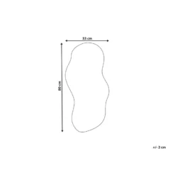 Beliani Wandspiegel AUXERRE - Zilver Glas 2 Beliani Wandspiegel AUXERRE - Zilver Glas -Beliani 30299c0054724d48972cb9ed1e245206