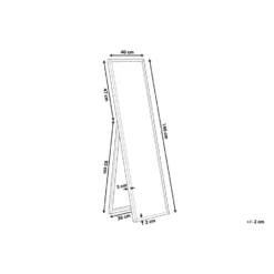 Beliani Staande Spiegel BRECEY - Goud Synthetisch Materiaal 2 Beliani Staande Spiegel BRECEY - Goud Synthetisch Materiaal -Beliani 32026e54ab6d463cabfd73d874858089 1