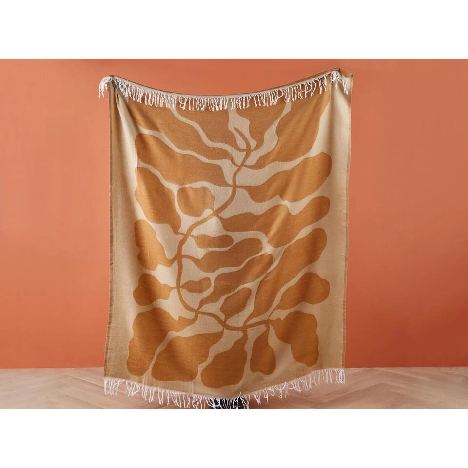 Beliani Plaid BANGRE - Oranje Acryl, Polyester Beliani Plaid BANGRE - Oranje Acryl, Polyester -Beliani 32aa61a08ab84caba259271d340ca45e