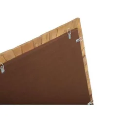 Beliani Wanddecoratie CANCUN - Lichte Houtkleur Teakhout -Beliani 3a95fe17a4d94418b8bf92f101c7430d