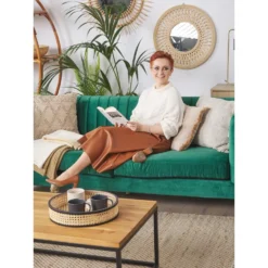 Beliani Wandspiegel BACATA - Lichte Houtkleur Bamboehout 2 Beliani Wandspiegel BACATA - Lichte Houtkleur Bamboehout -Beliani 3b1385db6cd1402cb1ca5b68514f6b19