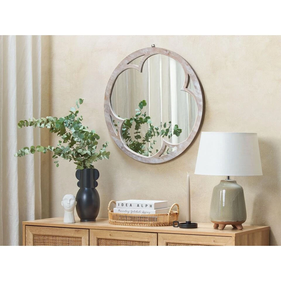 Beliani Decoratieve Spiegel MONCLOVA - Lichte Houtkleur Dennenhout Beliani Decoratieve Spiegel MONCLOVA - Lichte Houtkleur Dennenhout -Beliani 3b3d6a3554874d4aa73f81636fcba2d1