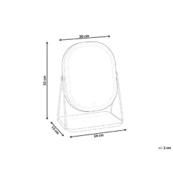 Beliani Make-up Spiegel DORDOGNE - Goud Metaal 2 Beliani Make-up Spiegel DORDOGNE - Goud Metaal -Beliani 3cdb16d65e8f47ba9dddaba57587160d 2