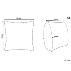 Beliani Sierkussen SOUK - Multicolor Katoen -Beliani 407f9da8ead947efa0015b884a05836f 1