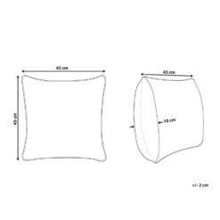 Beliani Sierkussen MARULA - Geel Fluweel -Beliani 41071f67bda94a0086d15c64c62384ba 4