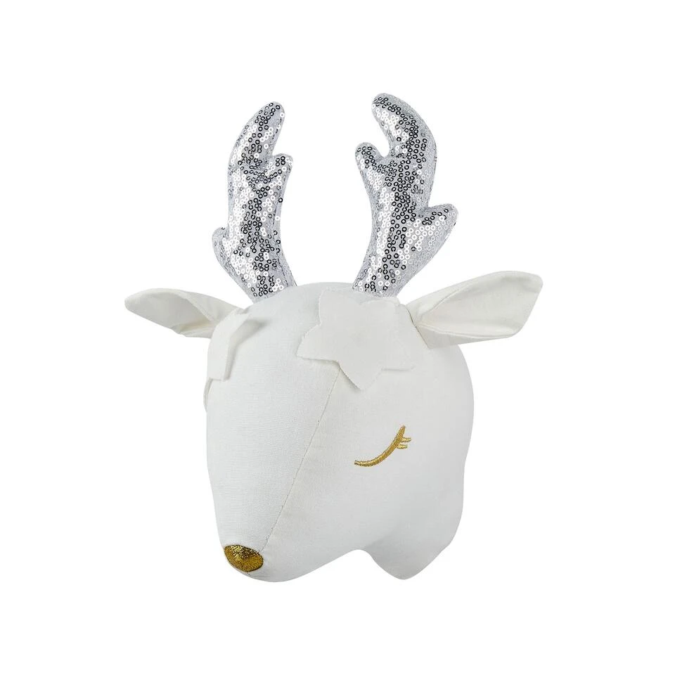 Beliani Wanddecoratie SUZY - Wit Katoen Beliani Wanddecoratie SUZY - Wit Katoen -Beliani 44e334466cd24688a1953b4a5eac3133