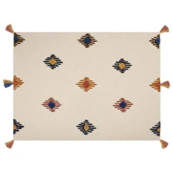 Beliani Plaid MUNGER - Multicolor Katoen -Beliani 452c58cebf6f4749928c68f203e467fd